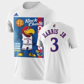 #3 Dajuan Harris Jr. 2022 National Champions Kansas 2022 Rock Chalk Champions Cartoon Mens Black T-Shirt 700073-471 #3 Dajuan Harris Jr. 2022 National Champions Kansas 2022 Rock Chalk Champions Cartoon Mens Black T-Shirt 700073-471