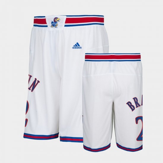 #2 Christian Braun College Basketball Kansas Men\'s White Shorts 442186-119