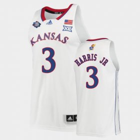 #3 Dajuan Harris Jr. 2022 National Champions Kansas Men's White Jersey 744771-239