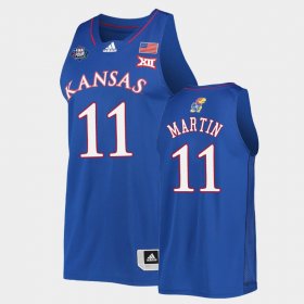 #11 Remy Martin 2022 National Champions Jayhawks Mens Royal Jersey 691424-461