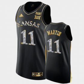 #11 Remy Martin College Basketball University of Kansas Diamond Edition Mens Black Jersey 881912-664