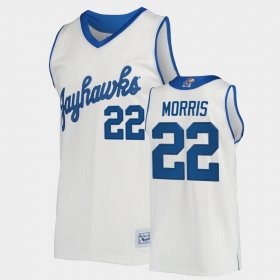 #22 Marcus Morris Commemorative Basketball Kansas Commemorative Classic Retired Men's Cream Jersey 856125-955