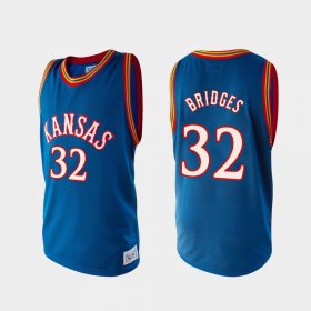 #32 Bill Bridges Alumni Kansas Jayhawks College Basketball Men's Royal Jersey 538122-487