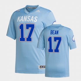 #17 Jason Bean Premier University of Kansas Strategy Men Light Blue Jersey 773677-189 #17 Jason Bean Premier University of Kansas Strategy Men Light Blue Jersey 773677-189