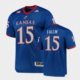 #15 Miles Fallin Premier Kansas Jayhawks Football Mens Royal Jersey 330661-164 #15 Miles Fallin Premier Kansas Jayhawks Football Mens Royal Jersey 330661-164