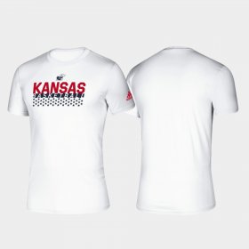 Basketball Salute to Service University of Kansas Climalite Men's White T-Shirt 635356-332 Basketball Salute to Service University of Kansas Climalite Men's White T-Shirt 635356-332